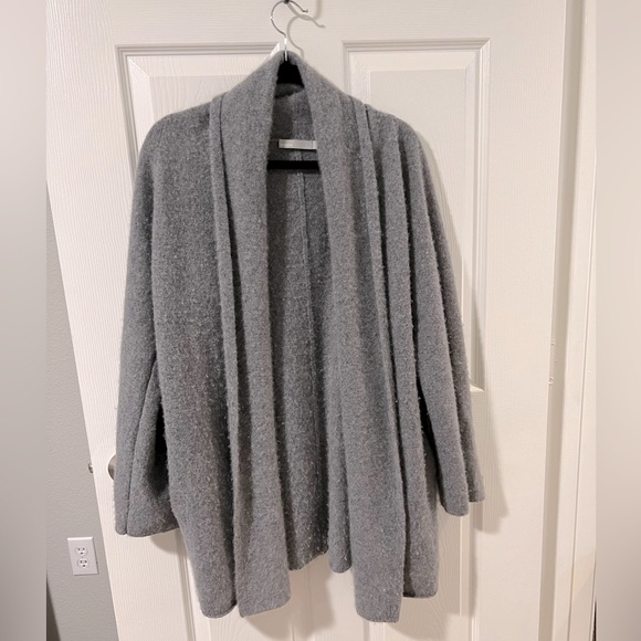 Vince Sweaters - Vince 100% Cashmere Grey Cardigan Size M
